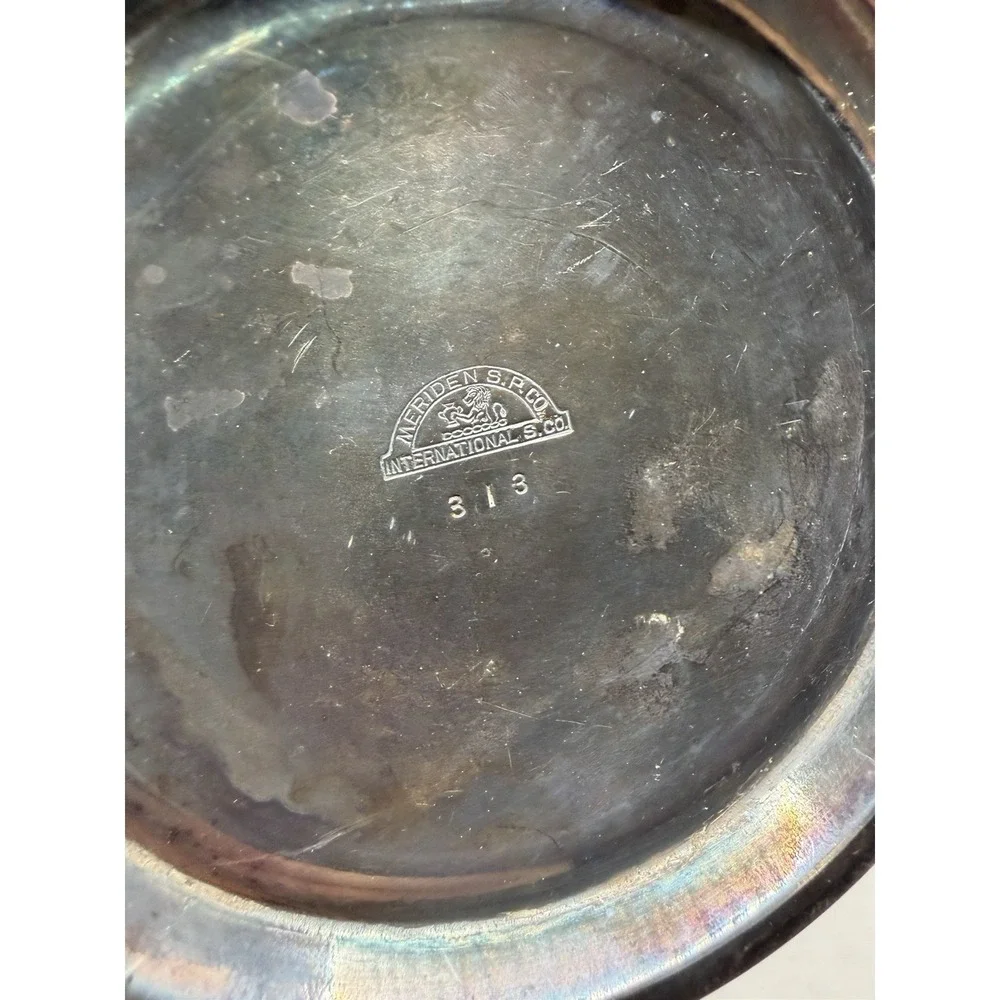Prohibition Meriden Hammered Silver Plate Cocktail Shaker ArtDeco 1927 Fast Ship